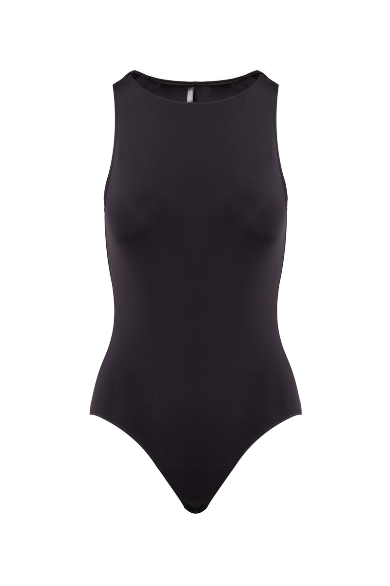 XOXO Black Sleeveless Bodysuit